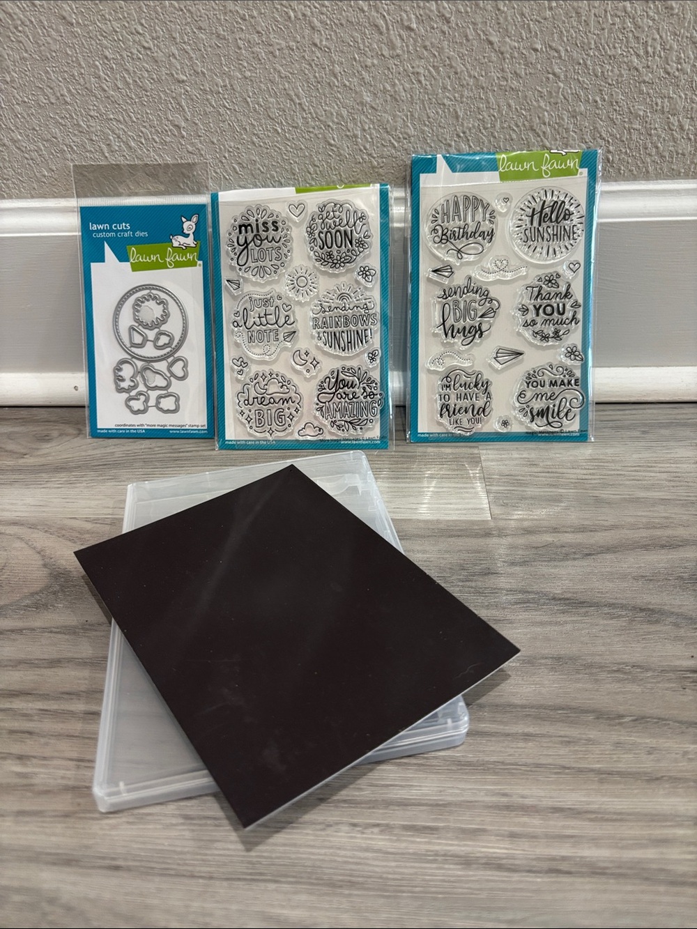 Lawn Fawn Magic Memories and More Magic Memories with die stamp sets